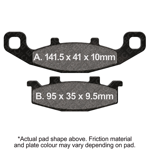 Plaquettes de Frein Avant EBC Métal Fritté (Type GG)