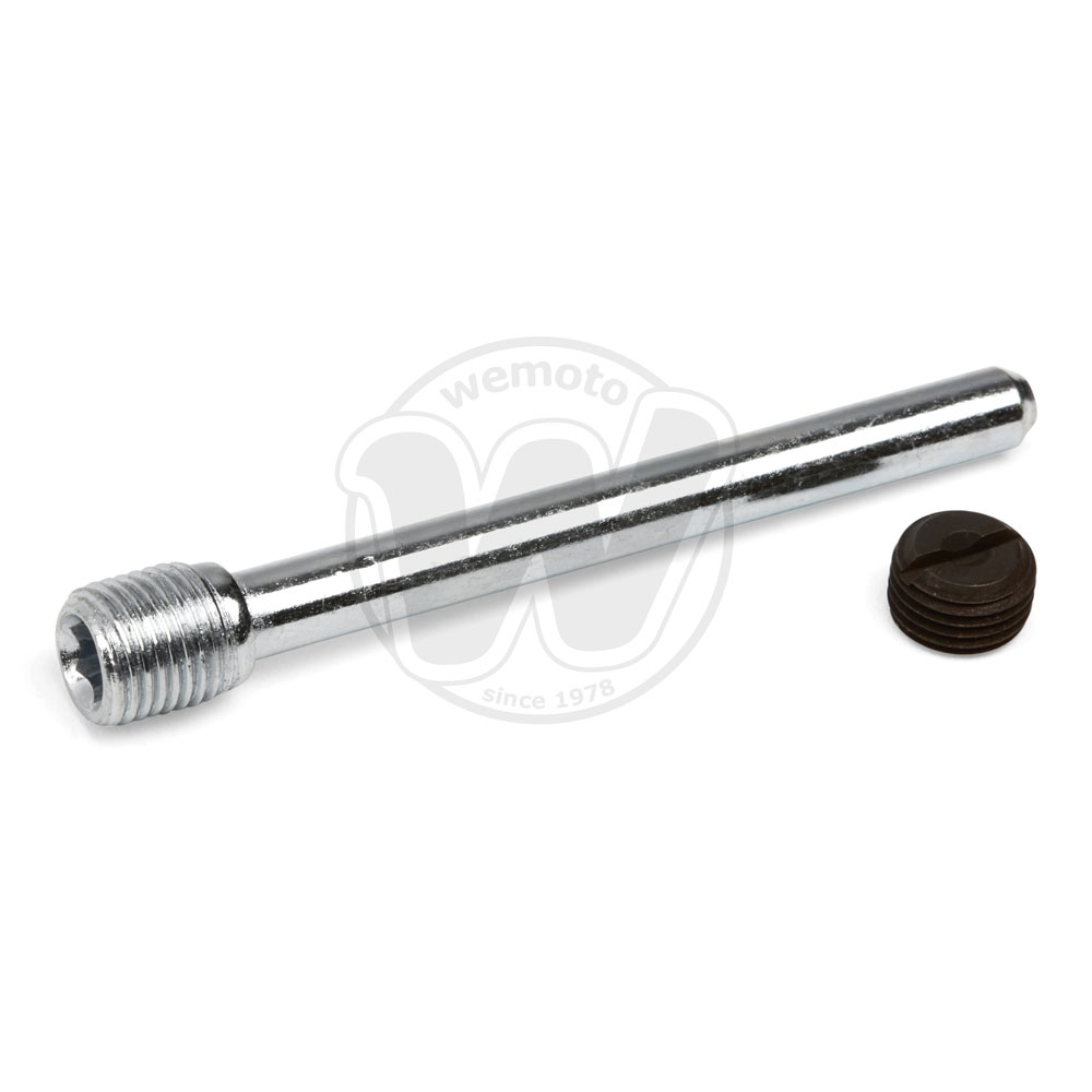 thumbnail interactive-video image 1 of Suzuki SV650 (1998-2002) Rear Brake Caliper Pin Set – Pad Retaining Pins & Clips By M4B (M4B9601) 1 of 4