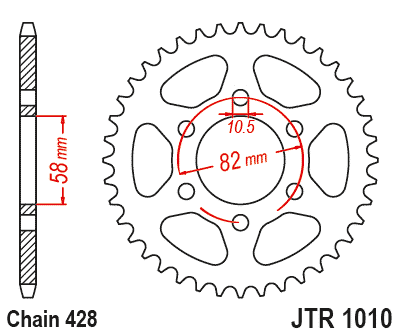 Sprocket Rear - JT