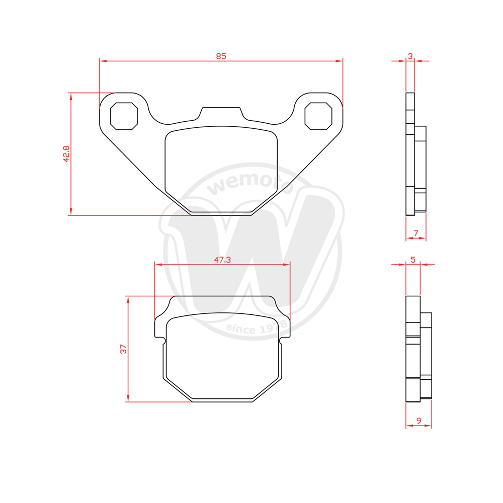 Plaquettes de Frein Avant BRENTA Standard (Type GG )