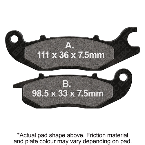 Plaquettes de Frein Avant EBC Standard (Type GG)