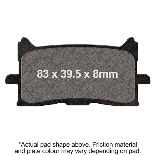 Plaquettes de Frein Avant EBC Métal Fritté (Type HH)