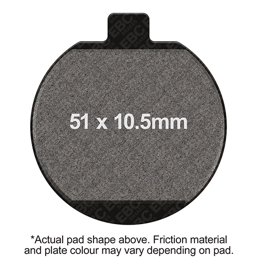 Plaquettes de Frein Avant EBC Standard (Type GG)