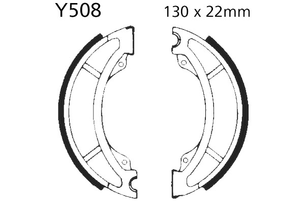 Brake Shoes Front EBC Standard