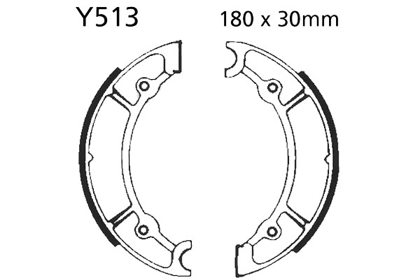 Brake Shoes Front EBC Standard