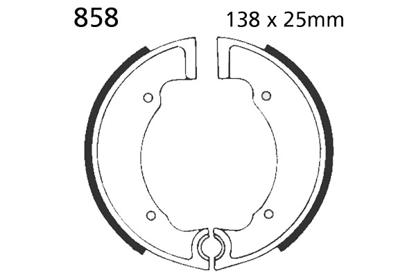 Brake Shoes Front EBC Standard