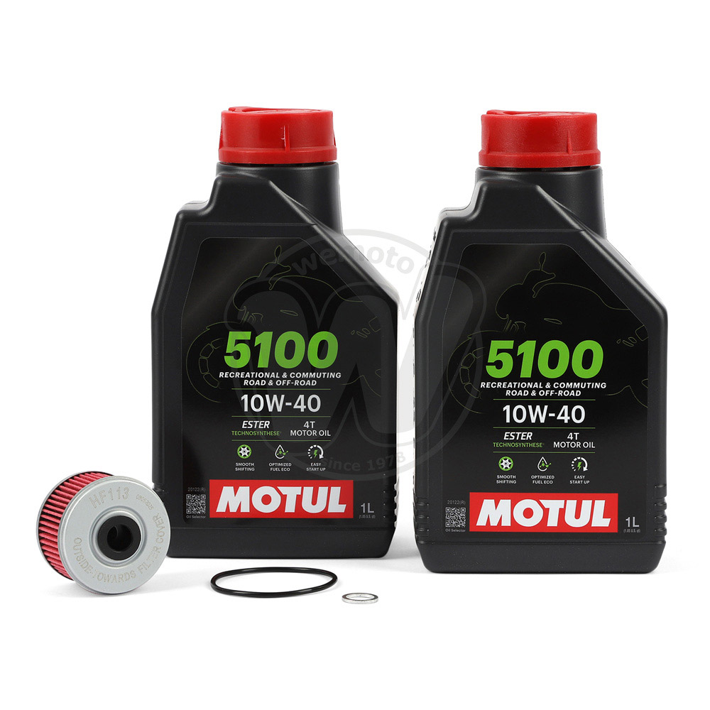 thumbnail image 2 of SUZUKI GSX-R 125 GSX-S 125 MOTUL 10W-40 OIL & HIFLO FILTER SERVICE KIT 2 of 6