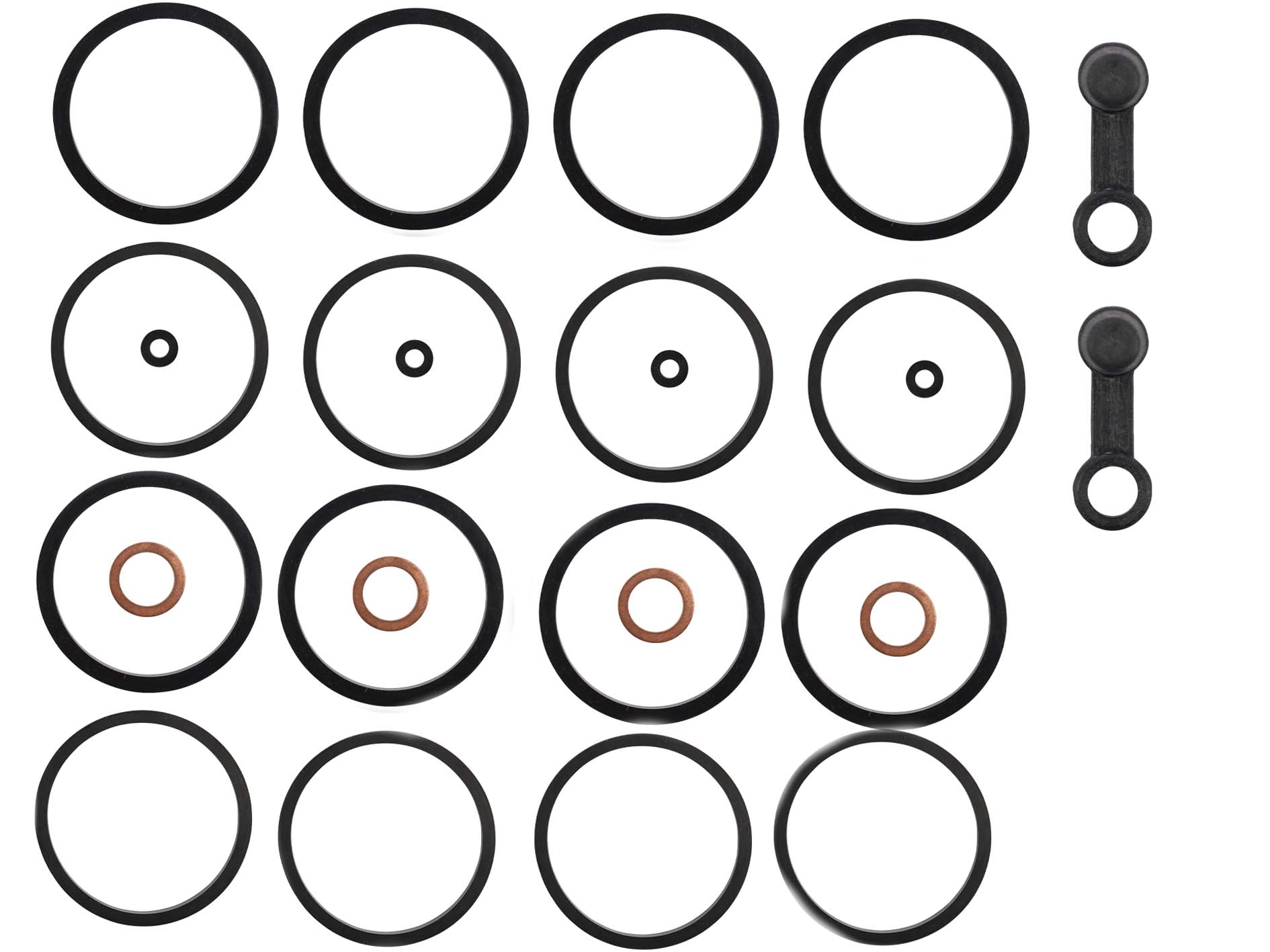 Brake Caliper Repair Kit Front (Twin) - by TRK