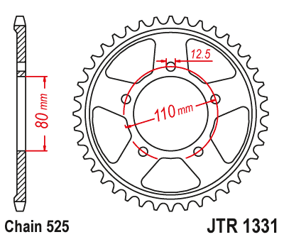 Corona trasera - JT