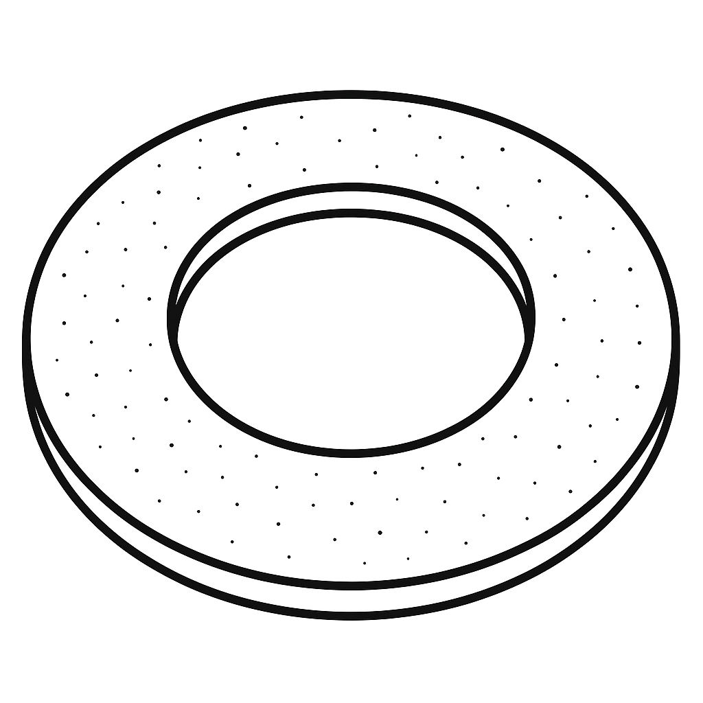 Clutch Basket Centre Locking Nut Washer
