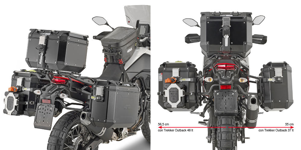 Support de valises GIVI pour Trekker