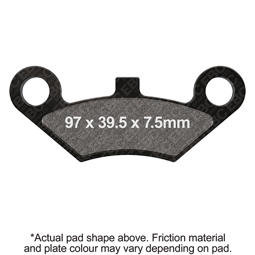 Plaquettes de Frein Avant EBC Métal Fritté (Type HH)