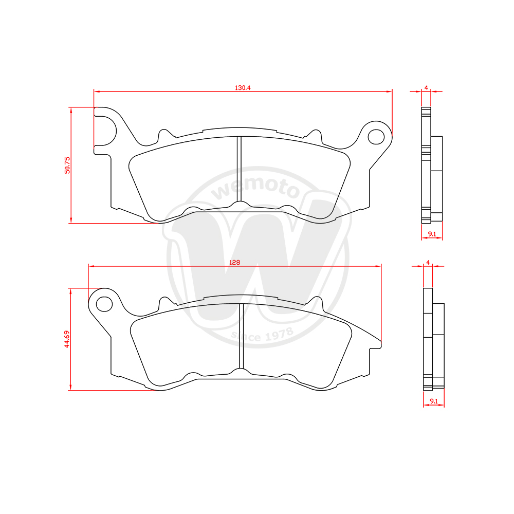 Plaquettes de Frein Avant BRENTA Standard (Type GG )