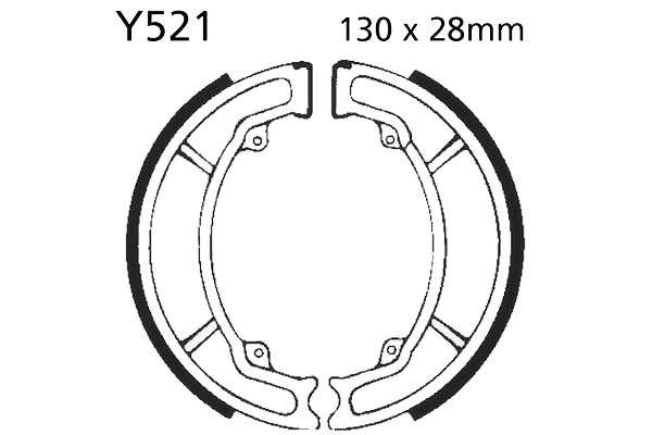 Brake Shoes Front EBC Standard