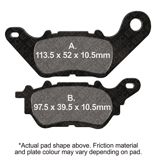 Pastiglie Freni Posteriori EBC Standard (Tipo GG)