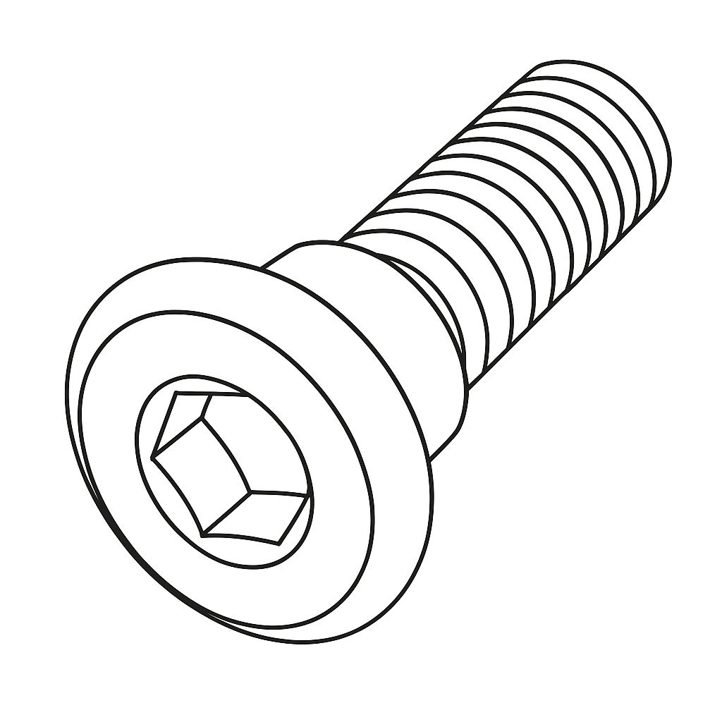 Boulon de Fixation - Disque de Frein Avant - Pièce d'Origine