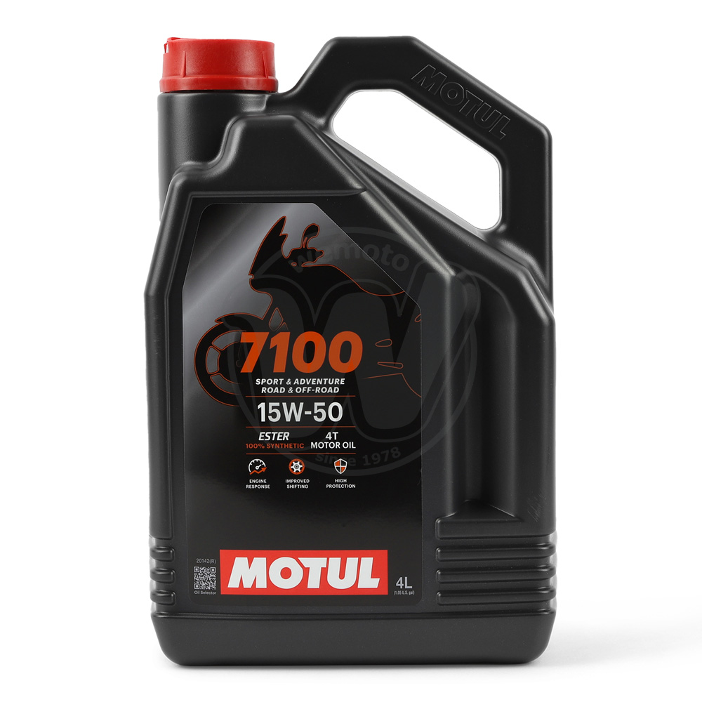 Motul 7100 15W50 - Huile 4 temps -100% Synthetique - 4 Litre