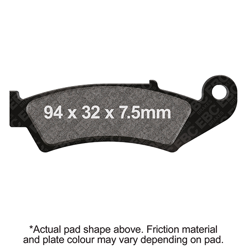 Plaquettes de Frein Avant EBC Standard (Type GG)