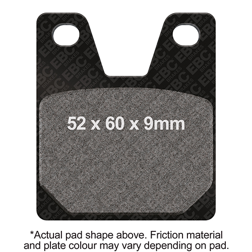 Plaquettes de Frein Arrière EBC Métal Fritté (Type HH)