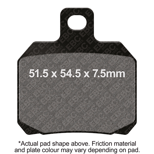 Plaquettes de Frein Avant EBC Métal Fritté (Type HH)