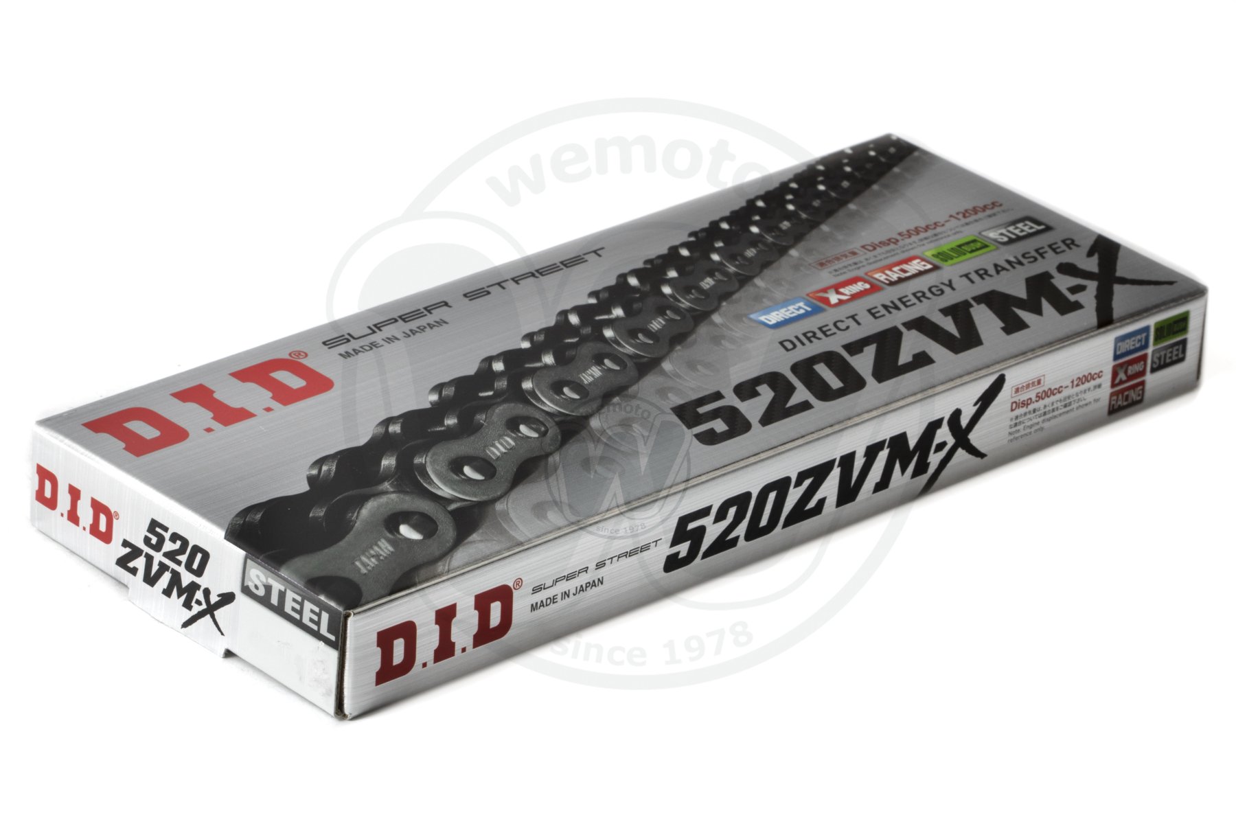 Chaîne DID ZVM-X 520 x 112 - Super Renforcée - X-ring | Pièces de 