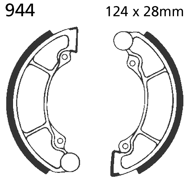 Brake Shoes Front EBC Standard