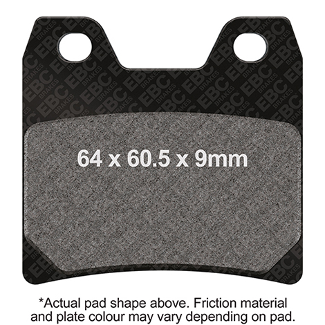 Plaquettes de Frein Arrière EBC Standard (Type GG)