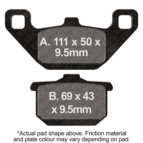 Plaquettes de Frein Avant EBC Standard (Type GG)