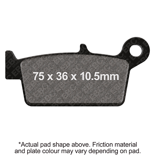 Plaquettes de Frein Arrière EBC Standard (Type GG)