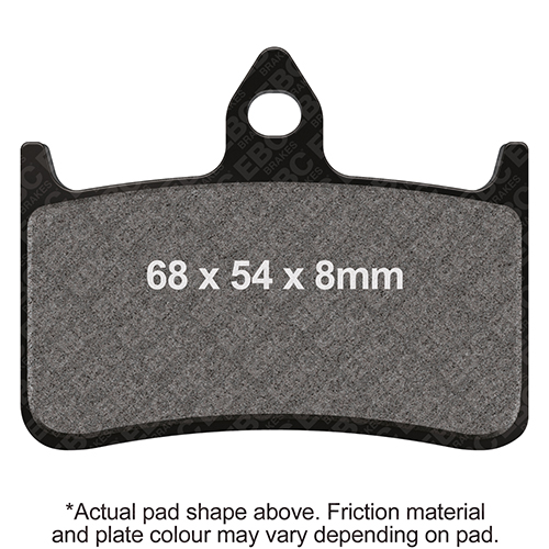 Plaquettes de Frein Avant EBC Métal Fritté (Type HH)