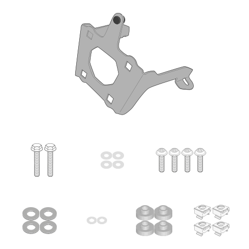 GIVI - Screen Fitting Kit