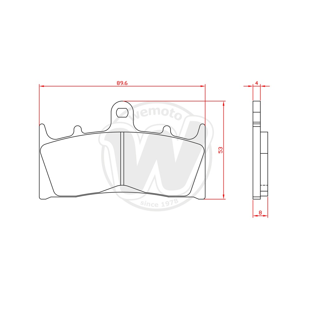 Brake Pads Front Brenta Standard (GG Type)