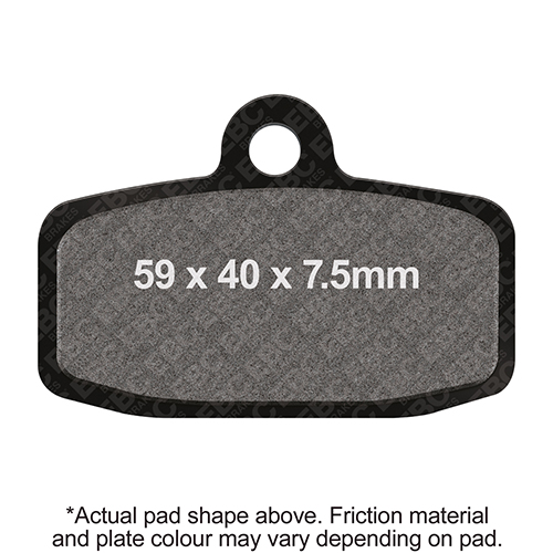 Pastiglie Freni Anteriori EBC Standard (Tipo GG)