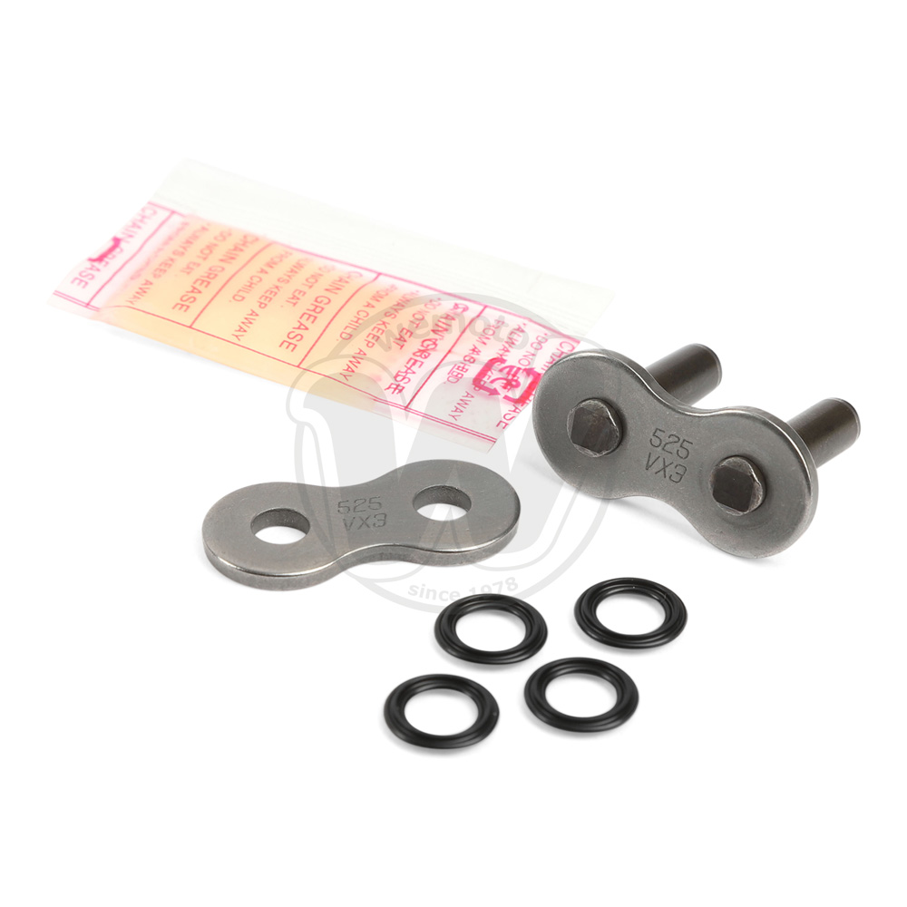 Maillon à Riveter - Chaîne DID VX Renforcée X-Ring - Noir