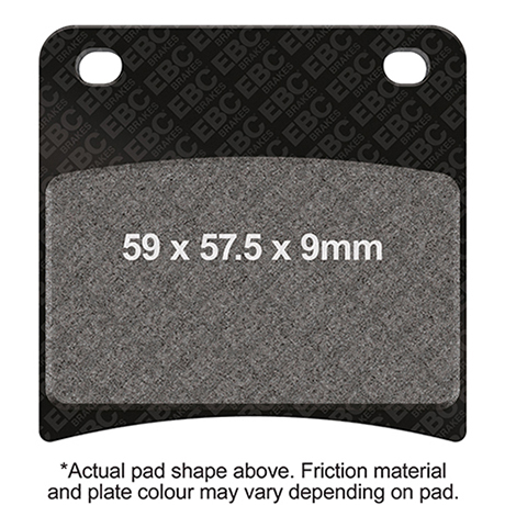 Plaquettes de Frein Avant EBC Métal Fritté (Type HH)