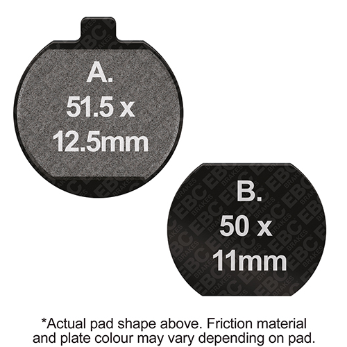 Plaquettes de Frein Avant EBC Standard (Type GG)