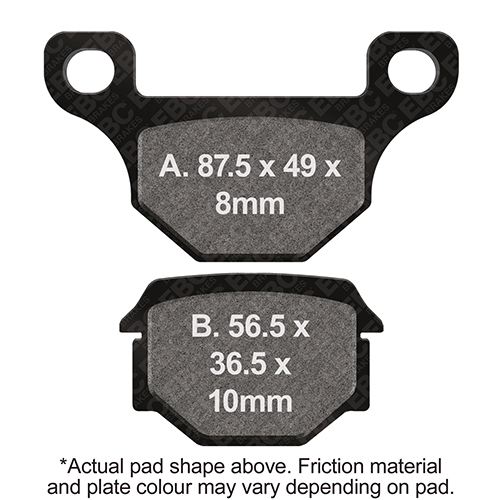 Plaquettes de Frein Avant EBC Standard (Type GG)