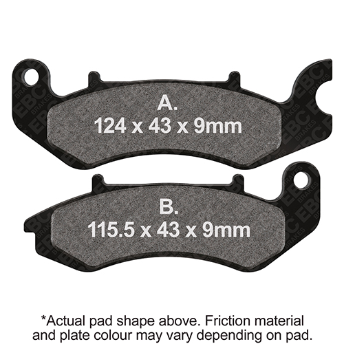 Brake Pads Front EBC Standard (GG Type)