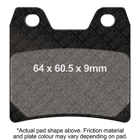 Plaquettes de Frein Arrière EBC Métal Fritté (Type HH)