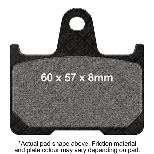 Brake Pads Rear EBC Sintered (HH Type) | Kawasaki Ninja 1400 2018