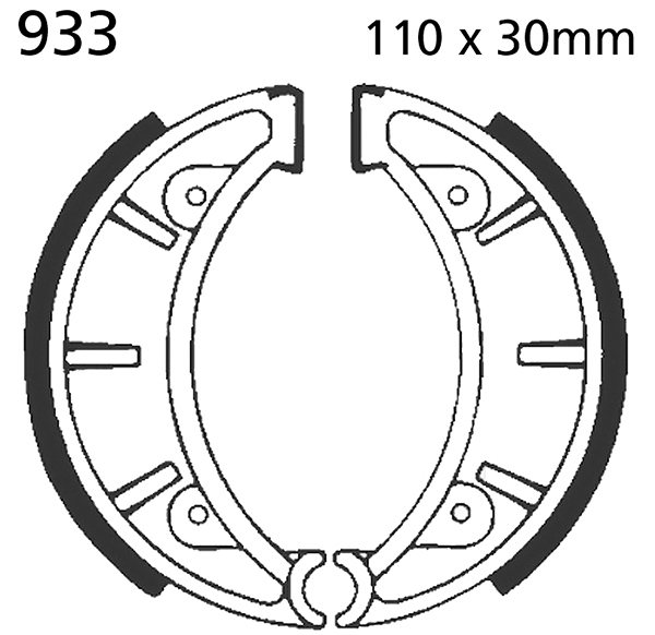 Brake Shoes Front EBC Standard