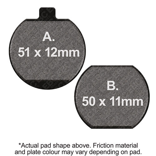 Plaquettes de Frein Avant EBC Standard (Type GG)