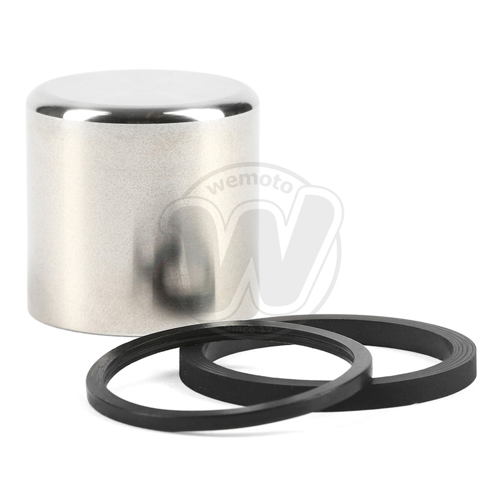Pistón inox y retenes - pinza de freno delantera
