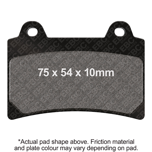 Plaquettes de Frein Arrière EBC Standard (Type GG)