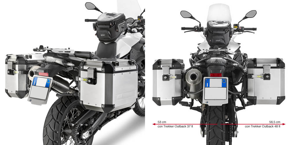Supporto per valigie laterali GIVI Trekker