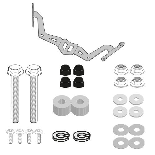 GIVI - Screen Fitting Kit