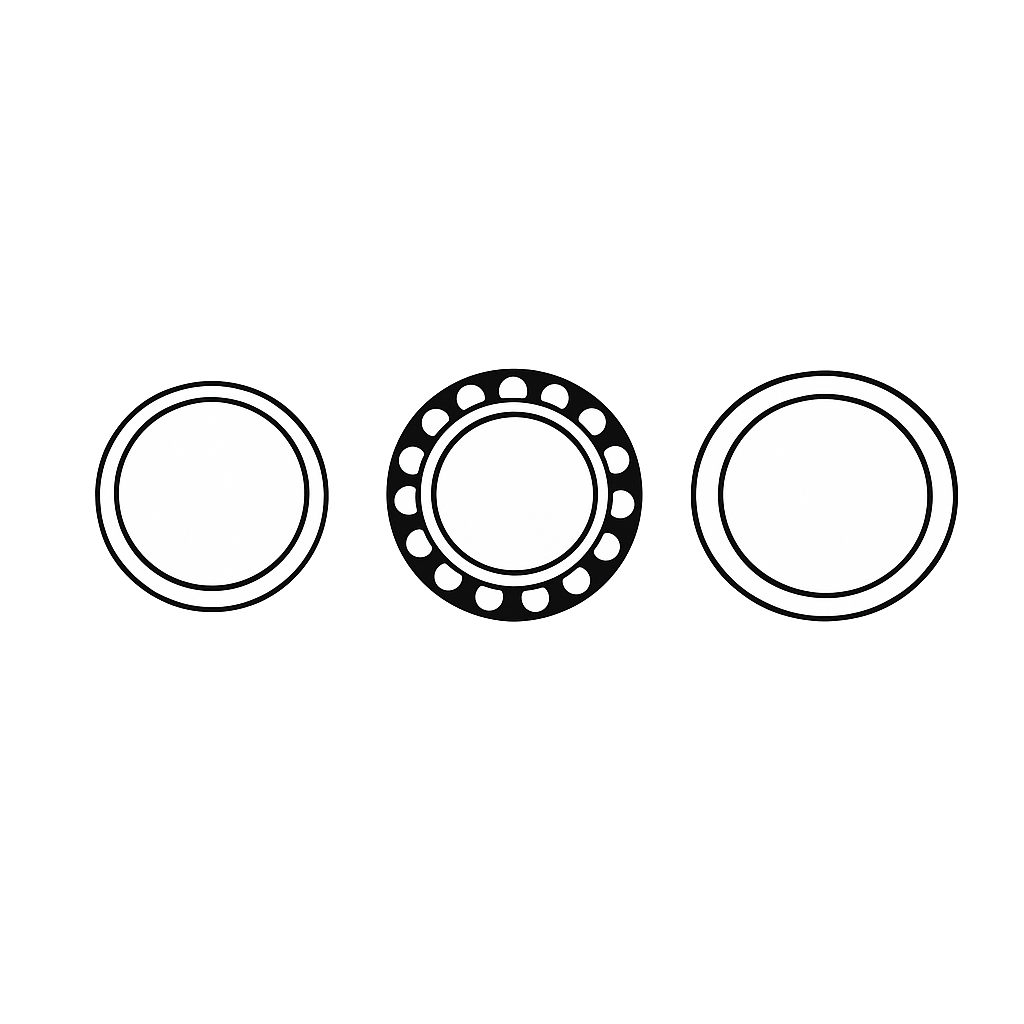 Set Cuscinetti Sterzo - Inferiore OEM