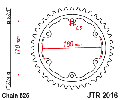 Sprocket Rear - JT