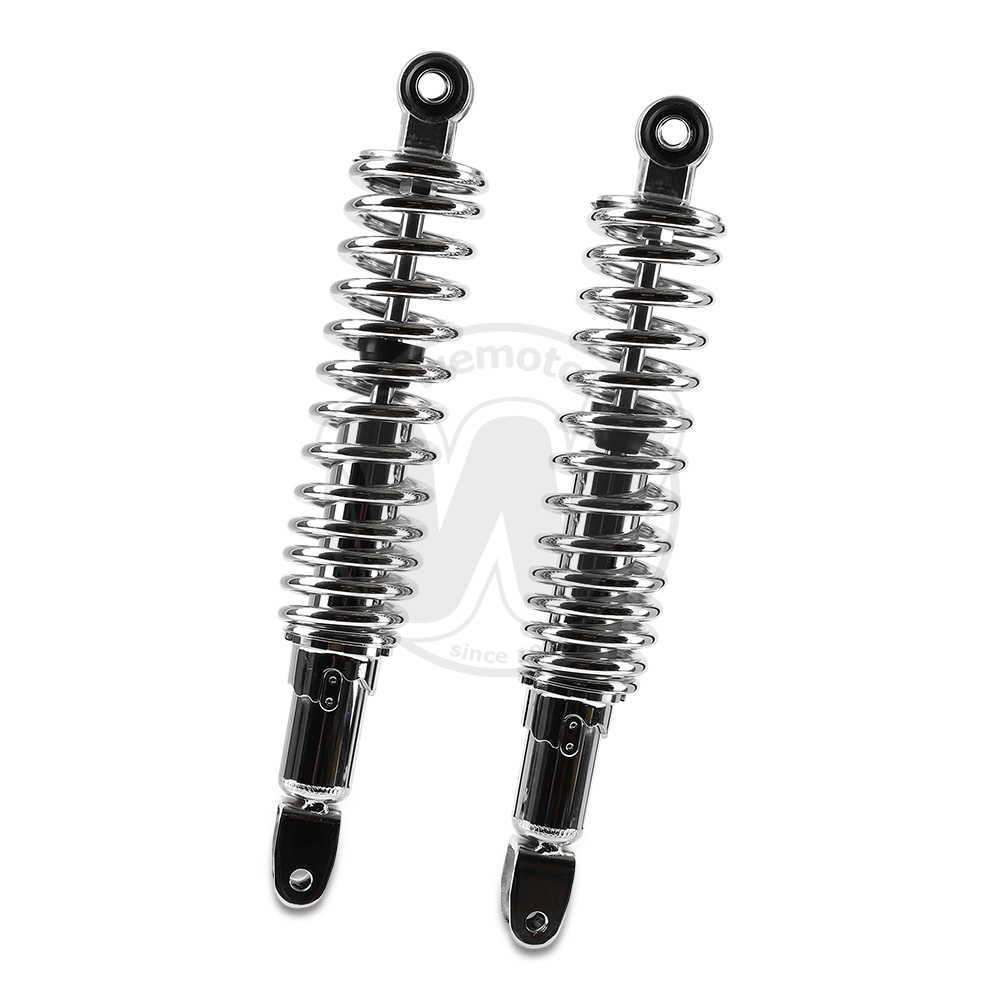 Rear Pattern Chrome Shocks