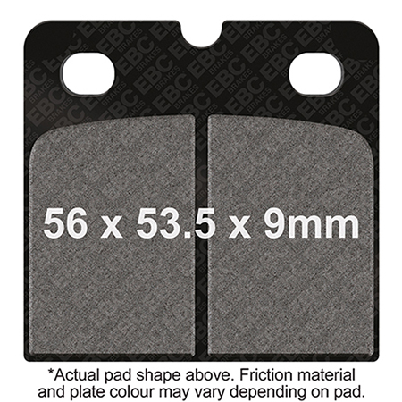 Plaquettes de Frein Avant EBC Standard (Type GG)